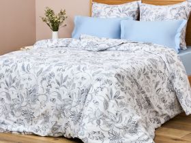 Постельное белье Azzurro, голубое