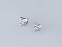 Пусеты из белого золота э4712пс05115100