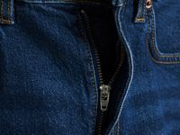 Джинсы Mom с высокой посадкой, Синий