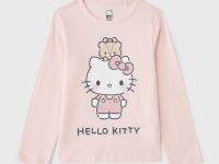 Пижама с принтом Hello Kitty для девочки Глория Джинс