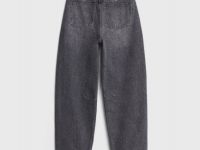 Джинсы Barrel для девочек, Серый