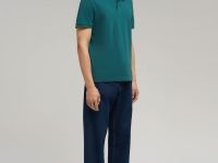 Поло slim fit из хлопка пике