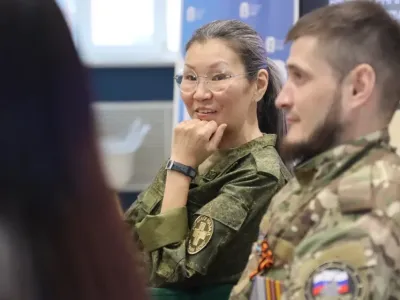 Участница спецоперации из Якутии работает лектором российского общества «Знание»