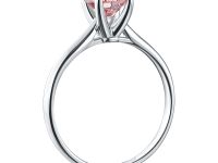 Классическое кольцо из белого золота э0912кц06200857_pink