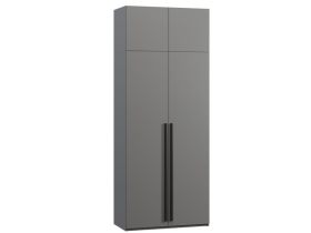 Распашной шкаф Кимбол 2.1-100x250 Графитовый