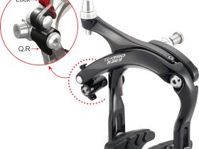 Ободной шоссейный тормоз Tektro ROAD R369 длинный рычаг (черный передний и задний (пара))