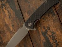 Складной нож CJRB Taiga, сталь D2, Black G10