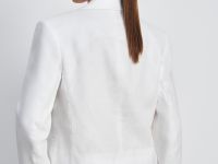 Двубортный укороченный жакет