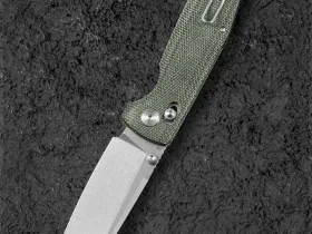 Складной нож Bestech Knives Slasher, сталь D2, рукоять микарта, зеленый