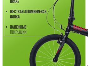 Детский велосипед Maxiscoo S009 20, год 2024, цвет Черный