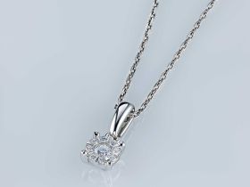 Классическая подвеска из серебра э0612пд10153800_white