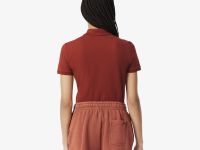 Женское поло Lacoste Slim Fit из эластичного хлопка
