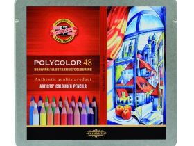 Набор карандашей цветных Koh-I-Noor "Polycolor" 48 шт в металле