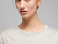 Футболка из мерсеризованного хлопка с принтом