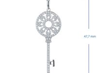 Подвеска из белого золота э4712пд09200309