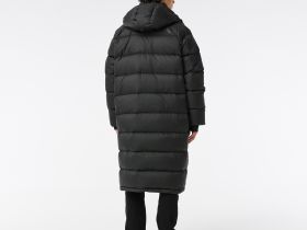 Мужская утеплённая куртка-парка Lacoste ниже колена