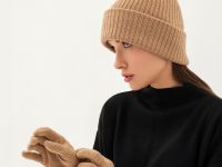 Перчатки Mont blanc, бежевые