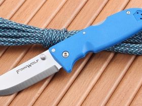 Нож складной Cold Steel Finn Wolf Blue, сталь AUS-8A, рукоять Grivory®, синий