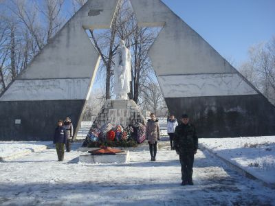 Братская могила красноармейцев