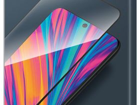 Защитное стекло BoraSCO для TECNO Spark 20 Pro с чёрной рамкой