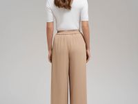 Брюки-палаццо с эластичным поясом