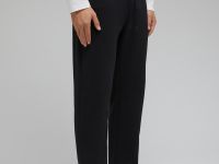 Трикотажные брюки прямого кроя