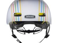 Nutcase Шлем защитный Nutcase Street Pinwheel, цвет Белый-Синий, ростовка S