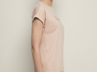 Футболка из мерсеризованного хлопка с принтом