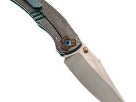 Складной нож Assassin knives Ti-Rex, сталь Damascus, рукоять титан