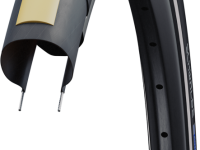 Велопокрышка Schwalbe Road Cruiser K-Guard 28&quot; (черный / бежевый светоотражающая полоса 700x40c)