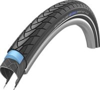 Велопокрышка антипрокольная Schwalbe Marathon Plus Performance SmartGuard 28" (светоотражающая полоса 700x35C (35x622) стальной)