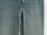 Широкие джинсы со средней посадкой, Синий