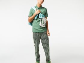 Мужское поло Lacoste PARIS стандартного кроя