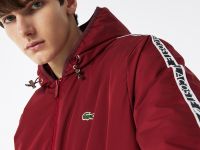 Мужская влагоотталкивающая куртка Lacoste с капюшоном
