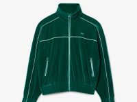 Женская велюровая толстовка Lacoste OVERSIZED Fit на молнии