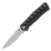 Полуавтоматический складной нож Ruger® Knives Crack-Shot™ Compact, сталь 8Cr13MOV Stonewashed Combo, рукоять термопластик GRN