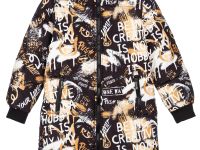 Пальто текстильное с полиуретановым покрытием для девочек