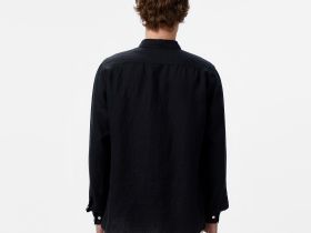 Мужская льняная рубашка Lacoste