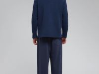 Толстовка-поло с накладным карманом