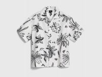 Рубашка с принтом для мальчиков, Бежевый