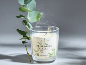 Свеча ароматическая Lime bergamot & Basil