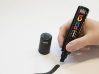 Маркер UNI "POSCA" PC-8K, до 8,0 мм, наконечник скошенный, цвет коралловый