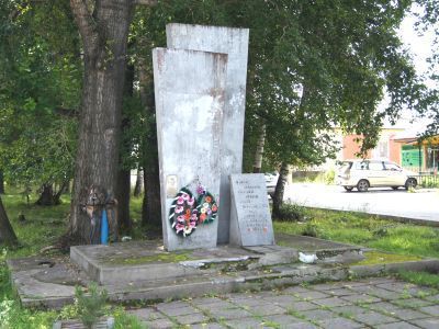 Могила И.Л. Никифорова, командира полка I Горно-партизанской дивизии