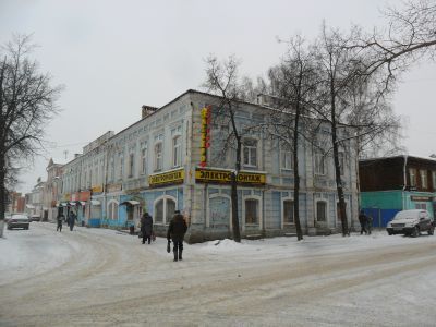 Дом Татаринцева, в котором в 1918 г. находился военный комиссариат