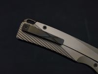 Складной нож TuoTown Themis Stonewash, сталь T14N, рукоять Grey Ti