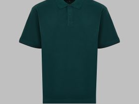 Поло из хлопка пике с коротким рукавом