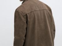 Рубашка из хлопкового твила, Серый