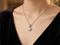 Классическая подвеска из серебра э0612пд10153800_white