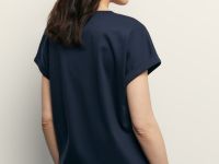 Футболка из мерсеризованного хлопка с принтом