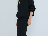 Бомбер из неопрена, Черный